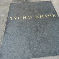 Náhrobní deska Tychona Braha v chrámu Matky Boží před Týnem