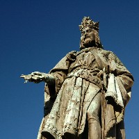 Socha Karla IV. u Karlova mostu | foto: Prague City Tourism