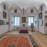 Zámek Nelahozeves - pohled do zámeckých interiérů  