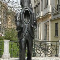 Statue of Franz Kafka 