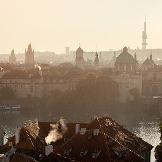 Les clochers de Prague