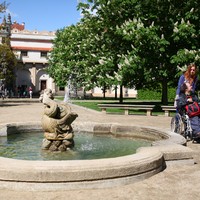 El Jardín Wallenstein es accesible y es uno de los lugares de descanso más bellos.