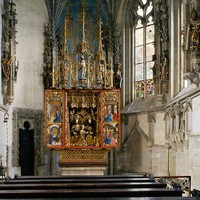 Hrad Křivoklát - celkový pohled na oltář 